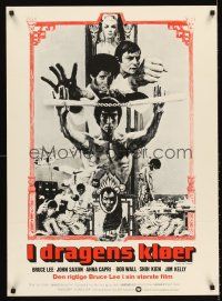 5t503 ENTER THE DRAGON Danish R70s Bruce Lee kung fu classic, the movie that made him a legend!