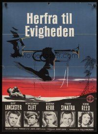 5t510 FROM HERE TO ETERNITY Danish R60s Lancaster, Kerr, Sinatra, Reed & Montgomery Clift!