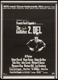 5t516 GODFATHER PART II Danish '75 Al Pacino in Francis Ford Coppola classic crime sequel!