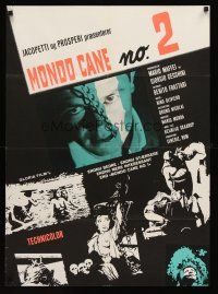 5t559 MONDO CANE 2 Danish '64 art of bizarre human oddities, twice as shocking!