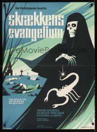 5t617 ZOMBIE WALKS Danish '68 Edgar Wallace, Fuchsberger, Stevenov art of grim reaper!