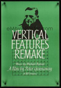5t037 VERTICAL FEATURES REMAKE English double crown '78 photo of director Peter Greenaway!