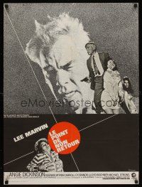 5t320 POINT BLANK French 23x32 '68 different Vaissier art of Lee Marvin, Angie Dickinson!