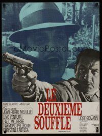 5t322 SECOND BREATH French 23x32 '66 Jean-Pierre Melville's Le Deuxieme Souffle, Lino Ventura!