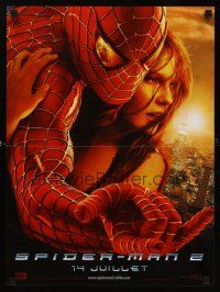 5t348 SPIDER-MAN 2 teaser French 15x21 '04 Tobey Maguire, Kirsten Dunst, Sam Raimi