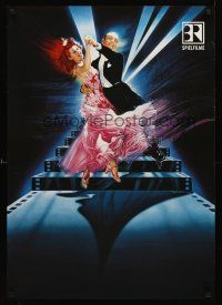 5t135 FRED ASTAIRE/GINGER ROGERS TV German '92 Renato Casaro art of most classic dancers!