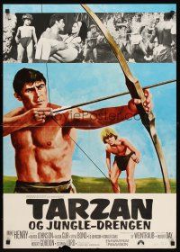 5t151 TARZAN & THE JUNGLE BOY German '68 could Mike Henry find young Steve Bond in the wild jungle?