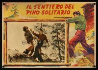 5t300 TRAIL OF THE LONESOME PINE Italian 13x18 pbusta R40s cool image of Henry Fonda in fight!