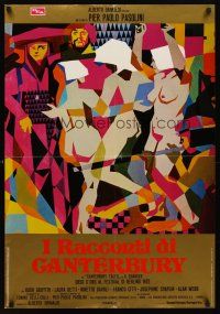 5t250 CANTERBURY TALES Italian lrg pbusta '71 Pasolini, art of naked people cavorting in garden!