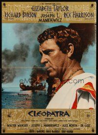 5t252 CLEOPATRA roadshow Italian lrg pbusta '63 Joseph Mankiewicz, profile image of Richard Burton!