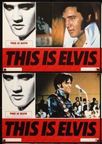 5t299 THIS IS ELVIS 6 Ital/Eng 13x18 pbustas '81 rock 'n' roll biography, portraits of The King!