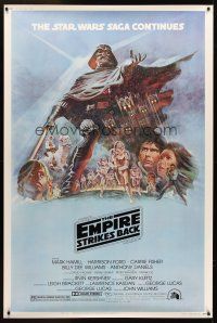 5w450 EMPIRE STRIKES BACK style B 40x60 '80 George Lucas sci-fi classic, cool artwork by Tom Jung!