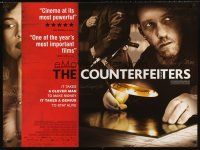5w163 COUNTERFEITERS DS British quad '07 Stefan Ruzowitzky's Die Falscher, Academy Award winner!