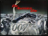 5w175 DIE ANOTHER DAY teaser DS British quad '02 Brosnan as Bond, cool image of gun melting ice!