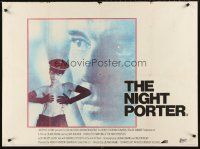 5w249 NIGHT PORTER British quad '74 Il Portiere di notte, Dirk Bogarde, sexy Charlotte Rampling!