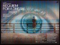 5w270 REQUIEM FOR A DREAM British quad '01 drug addicts Jared Leto & Jennifer Connelly, eye image!