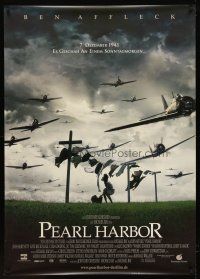 5w501 PEARL HARBOR German 33x47 '01 World War II fighter planes flying over laundry line!