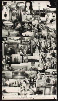 5w416 HOLLYWOOD ENDING advance special 28x50 '02 Woody Allen, final frames from 52 different movies