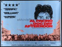 5w434 DOG DAY AFTERNOON subway poster '75 Al Pacino, Sidney Lumet bank robbery crime classic!