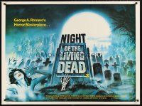 5x213 NIGHT OF THE LIVING DEAD British quad R80 George Romero zombie classic, Chantrell art!