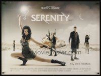 5x219 SERENITY DS British quad '05 Joss Whedon directed, Summer Glau, Nathan Fillion!