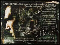 5x221 SPIDER DS British quad '02 David Cronenberg, Ralph Fiennes, cool web image!