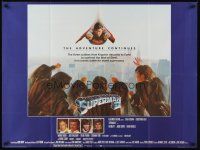 5x225 SUPERMAN II British quad '81 Christopher Reeve, Terence Stamp, great image over NYC!