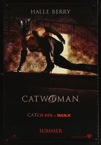 5x422 CATWOMAN IMAX teaser DS 1sh '04 great image of sexy Halle Berry in mask!