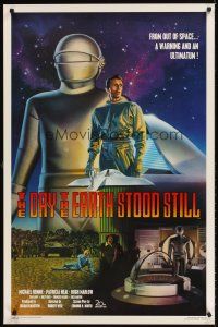 5x432 DAY THE EARTH STOOD STILL Kilian 1sh R94 classic Robert Wise sci-fi, best art by Rodriguez!