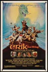 5x447 ERIK THE VIKING 1sh '89 Tim Robbins in the title role, John Cleese, Eartha Kitt, Rooney!