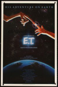 5x437 E.T. THE EXTRA TERRESTRIAL 1sh '82 Drew Barrymore, Steven Spielberg classic, Alvin art!
