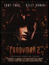 5x297 CANDYMAN 2 French 15x21 '95 Kelly Rowan surrounded by bees, from Clive Barker horror novel!