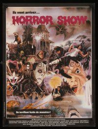 5x304 HORROR SHOW French 15x21 '79 great art of Lugosi, Hitchcock, Karloff, Chris Lee & many more!