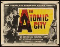 5x010 ATOMIC CITY 1/2sh '52 Cold War nuclear scientist Gene Barry in the big suspense shock story!