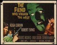 5x029 FIEND WHO WALKED THE WEST 1/2sh '58 don't turn your back on the killer with the baby face!