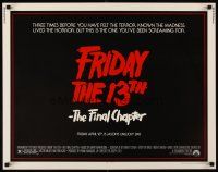 5x033 FRIDAY THE 13th - THE FINAL CHAPTER 1/2sh '84 Part IV, slasher, this is Jason's unlucky day!