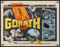 5x034 GORATH 1/2sh '64 Ishiro Honda's Yosei Gorasu, art of the destruction of Earth in space!