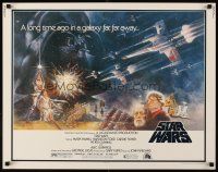 5x070 STAR WARS 1/2sh '77 George Lucas classic sci-fi epic, great different art by Tom Jung!