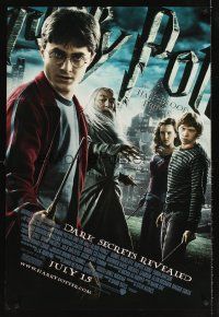 5x461 HARRY POTTER & THE HALF-BLOOD PRINCE advance DS 1sh '09 Radcliffe, Grint & Emma Watson!