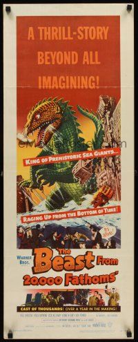 5x092 BEAST FROM 20,000 FATHOMS insert '53 Ray Bradbury tale of the sea's masterbeast of the ages!