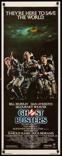 5x126 GHOSTBUSTERS insert '84 Bill Murray, Aykroyd & Harold Ramis are here to save the world!