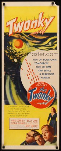 5x182 TWONKY insert '53 Arch Oboler directed, Hans Conried, wacky possessed TV sci-fi!