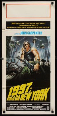 5x267 ESCAPE FROM NEW YORK Italian locandina R80s John Carpenter, Kurt Russell as Snake Plissken!