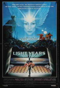 5x486 LIGHT YEARS arthouse 1sh '88 Rene Laloux & Harvey Weinstein's Gandahar, by Isaac Asimov!