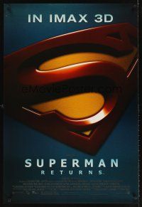 5x552 SUPERMAN RETURNS IMAX DS 1sh '06 Bryan Singer, Brandon Routh, Kate Bosworth, Kevin Spacey