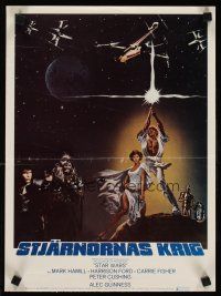 5x248 STAR WARS Swedish 13x17 '77 George Lucas classic sci-fi epic, great different image!