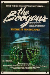 5y173 BOOGENS 1sh '81 some things shouldn't be disturbed, there is no escape, cool horror art!