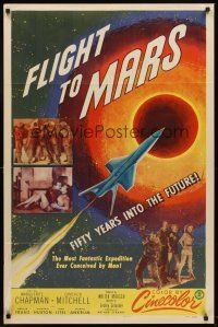 5y339 FLIGHT TO MARS 1sh '51 the most fantastic expedition ever conceived by man in the future!