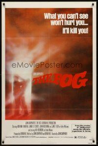 5y344 FOG style A 1sh '80 John Carpenter, what you can't see won't hurt you, it'll kill you!