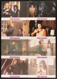 5y047 PEOPLE UNDER THE STAIRS German LC poster '91 Wes Craven, different horror images!